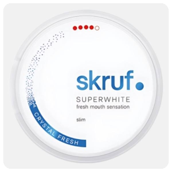 Skruf 4 Super White Crystal Fresh